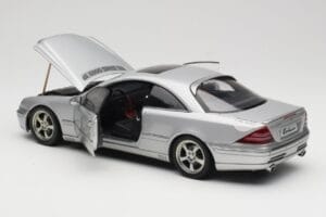 Mercedes CL500 C215 Lorinser Silver Metallic AUTOart 1:18 70121 Pressofusione — immagine 5 di 8