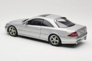 Mercedes CL500 C215 Lorinser Silver Metallic AUTOart 1:18 70121 Pressofusione — immagine 7 di 8