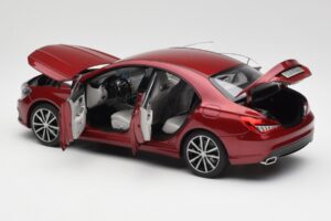 Mercedes CLA C117 Designo Patagonia Rosso Metallizzato Norev 1:18 B66960131 Pressofusione — immagine 5 di 8