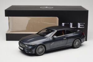 Mercedes CLE Cabriolet A236 Grigio Scuro Norev 1:18 B66960654 Pressofusione — immagine 9 di 9