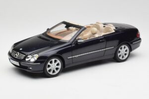 Mercedes CLK 500 W209 Cabriolet Blu Scuro Metallizzato Kyosho 1:18 B66962174 Pressofusione