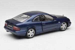 Mercedes CLK 55 AMG C209 Blu Metallizzato Anson 1:18 30343 Pressofusione — immagine 3 di 8