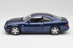 Mercedes CLK 55 AMG C209 Blu Metallizzato Anson 1:18 30343 Pressofusione — immagine 4 di 8