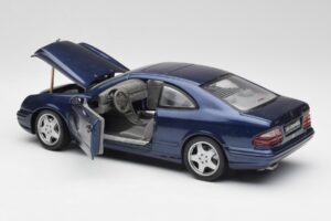 Mercedes CLK 55 AMG C209 Blu Metallizzato Anson 1:18 30343 Pressofusione — immagine 5 di 8