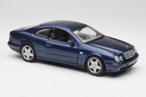 Mercedes CLK 55 AMG C209 Blu Metallizzato Anson 1:18 30343 Pressofusione — immagine 6 di 8