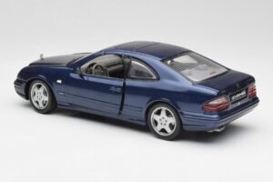Mercedes CLK 55 AMG C209 Blu Metallizzato Anson 1:18 30343 Pressofusione — immagine 7 di 8