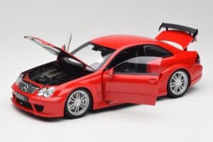 Mercedes CLK DTM AMG C209 Mars Rosso Kyosho 1:18 08461R Pressofusione — immagine 2 di 8