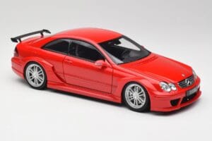 Mercedes CLK DTM AMG C209 Mars Rosso Kyosho 1:18 08461R Pressofusione — immagine 6 di 8
