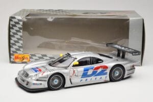 Mercedes CLK LM GT1 #1 AMG Mercedes K. Ludwig / R. Zonta FIA GT Championship 1998 Maisto 1:18 56053 Pressofusione — immagine 8 di 8