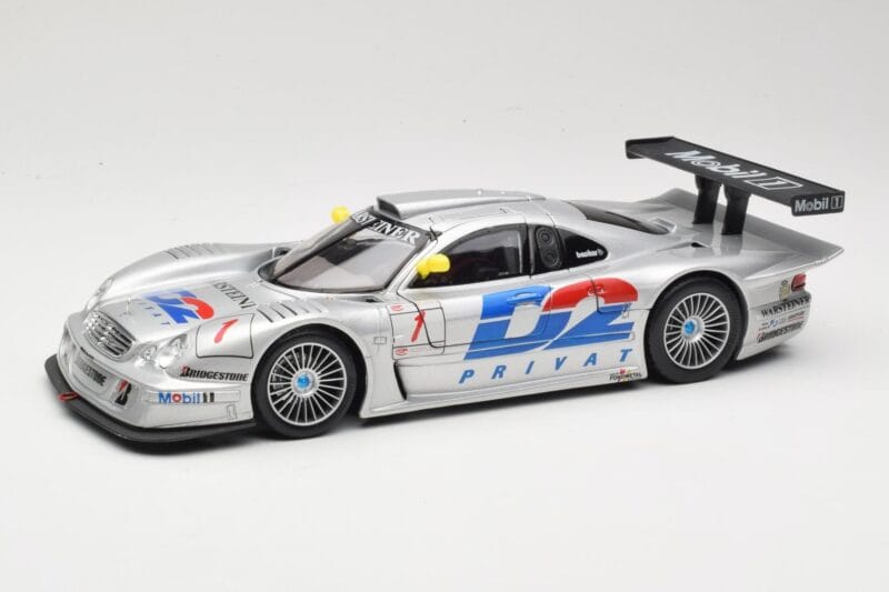 Mercedes CLK LM GT1 #1 AMG Mercedes K. Ludwig / R. Zonta FIA GT Championship 1998 Maisto 1:18 56053 Pressofusione