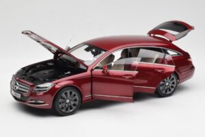 Mercedes CLS Shooting Brake X218 Thulite Rosso Norev 1:18 B66960116 Pressofusione — immagine 2 di 8