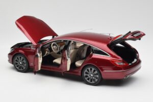 Mercedes CLS Shooting Brake X218 Thulite Rosso Norev 1:18 B66960116 Pressofusione — immagine 5 di 8