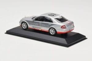 Mercedes E-Class W211 #7 Team AutoBild Paris-Beijing 2006 Replacement Box Minichamps 1:43 MB001 Pressofusione — immagine 3 di 4