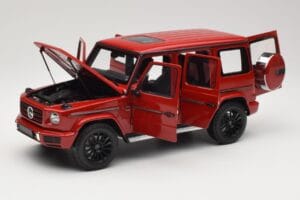 Mercedes G 500 W463 Rosso Minichamps 1:18 110037101 Pressofusione — immagine 2 di 8
