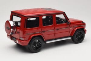 Mercedes G 500 W463 Rosso Minichamps 1:18 110037101 Pressofusione — immagine 3 di 8