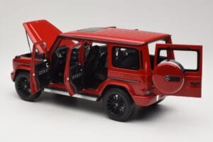 Mercedes G 500 W463 Rosso Minichamps 1:18 110037101 Pressofusione — immagine 5 di 8