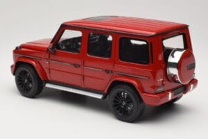 Mercedes G 500 W463 Rosso Minichamps 1:18 110037101 Pressofusione — immagine 7 di 8