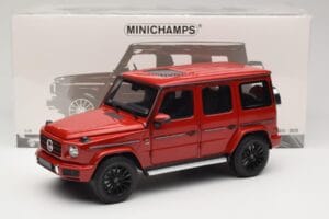 Mercedes G 500 W463 Rosso Minichamps 1:18 110037101 Pressofusione — immagine 8 di 8