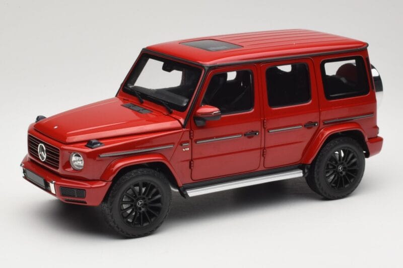 Mercedes G 500 W463 Rosso Minichamps 1:18 110037101 Pressofusione