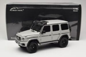 Mercedes G 63 AMG 4x4 Squared Arabian Grey Almost Real 1:18 820829 Pressofusione — immagine 8 di 8