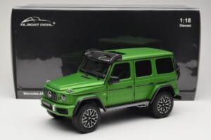 Mercedes G 63 AMG 4x4 Squared Green Hell Magno Almost Real 1:18 820821 Pressofusione — immagine 8 di 8