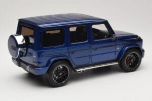 Mercedes G 63 AMG W463 Blue Metallic Minichamps 1:18 110037061 Pressofusione — immagine 3 di 8