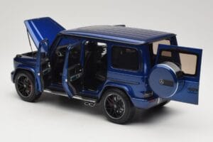 Mercedes G 63 AMG W463 Blue Metallic Minichamps 1:18 110037061 Pressofusione — immagine 5 di 8