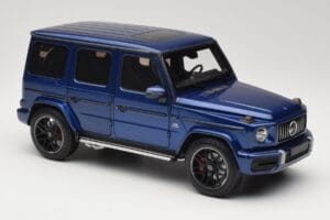 Mercedes G 63 AMG W463 Blue Metallic Minichamps 1:18 110037061 Pressofusione — immagine 6 di 8