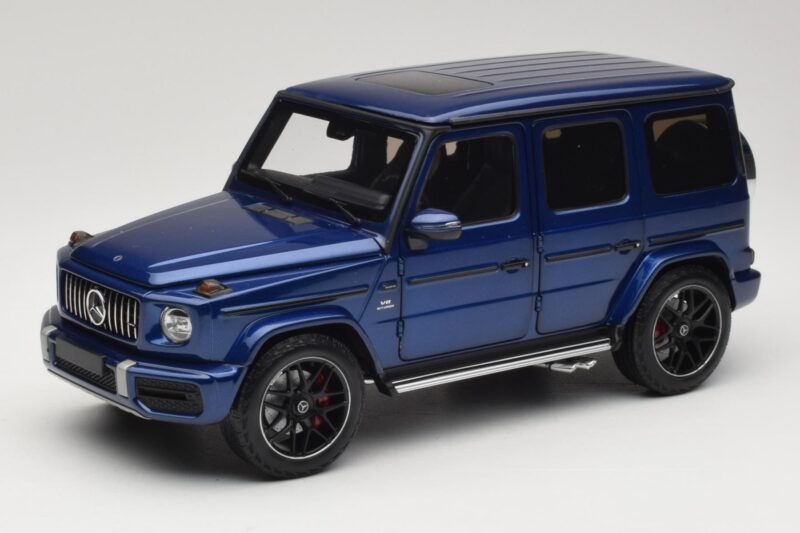 Mercedes G 63 AMG W463 Blue Metallic Minichamps 1:18 110037061 Pressofusione