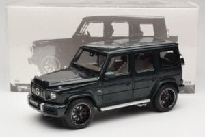 Mercedes G 63 AMG W463 Green Metallic Minichamps 1:18 110037066 Pressofusione — immagine 8 di 8