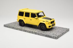 Mercedes Brabus 850 6.0 Widestar G63 W463 Electric Beam Yellow Minichamps 1:18 107032402 Pressofusione — immagine 4 di 6