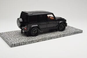Mercedes Brabus 850 6.0 Widestar G63 W463 Obsidian Black Metallic Minichamps 1:18 107032400 Pressofusione — immagine 2 di 6
