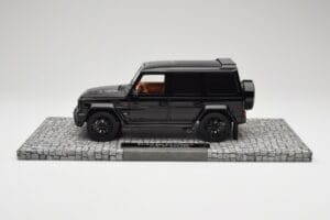 Mercedes Brabus 850 6.0 Widestar G63 W463 Obsidian Black Metallic Minichamps 1:18 107032400 Pressofusione — immagine 3 di 6