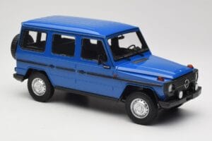 Mercedes G-Class W460 LWB Blu Scuro Minichamps 1:18 155038100 Pressofusione — immagine 4 di 6