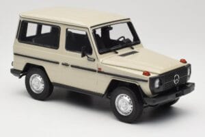 Mercedes G-Class W460 SWB Grey Metallic Minichamps 1:18 155038004 Pressofusione — immagine 4 di 6