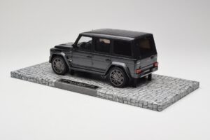 Mercedes G-Class W463 Brabus V12 800 Widestar Grigio Minichamps 1:18 107032300 Pressofusione — immagine 5 di 6