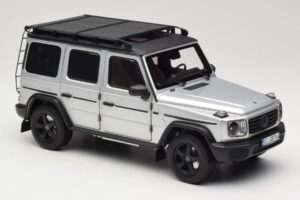 Mercedes G-Class W463 Iridium Silver Norev 1:18 183030 Pressofusione — immagine 6 di 8