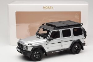 Mercedes G-Class W463 Iridium Silver Norev 1:18 183030 Pressofusione — immagine 8 di 8