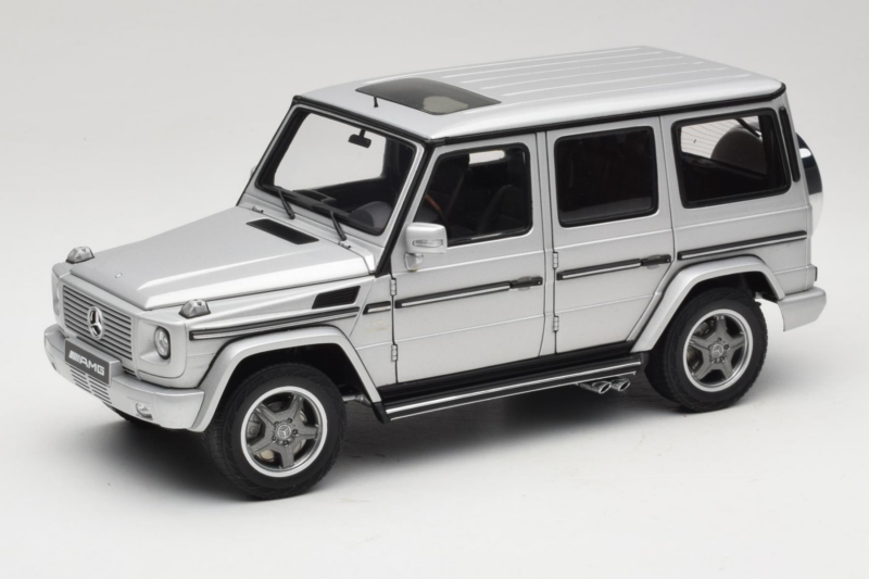 Mercedes G55 AMG W463 Argento AUTOart 1:18 76247 Pressofusione