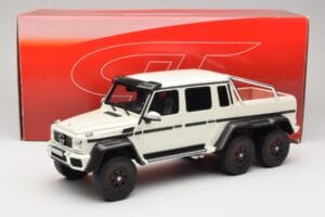 Mercedes AMG G63 6x6 W463 Bianco GT Spirit 1:18 GT100 Resina — immagine 6 di 6
