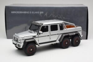 Mercedes AMG G63 W463 6x6 Iridium Argento AUTOart 1:18 76301 Composito — immagine 8 di 8