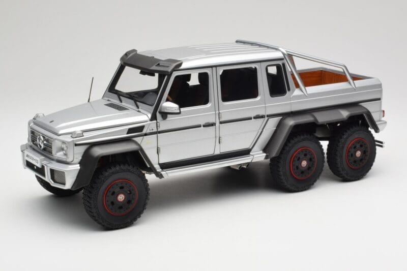 Mercedes AMG G63 W463 6x6 Iridium Argento AUTOart 1:18 76301 Composito