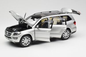 Mercedes GL-Class X166 Iridium Argento Metallic Norev 1:18 B66960097 Pressofusione — immagine 2 di 8