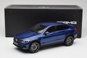 Mercedes AMG GLC 43 Coupe Brilliant Blu GT Spirit 1:18 B66960468 Resina — immagine 6 di 6