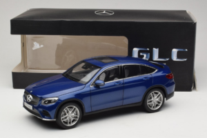 Mercedes GLC X253 Coupe Blu iScale 1:18 B66960805 Pressofusione — immagine 8 di 8