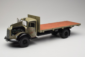 Mercedes L6600 Rungewagen Grigio Nero Minichamps 1:18 109031050 Pressofusione — immagine 2 di 8