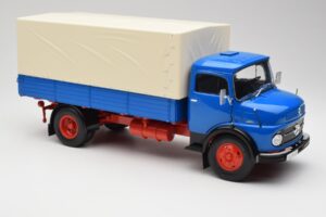 Mercedes L911 Blu Schuco 1:18 450044800 Pressofusione — immagine 6 di 8