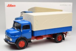 Mercedes L911 Blu Schuco 1:18 450044800 Pressofusione — immagine 8 di 8