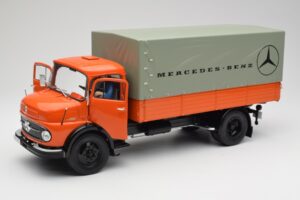 Mercedes L911 Arancione Schuco 1:18 450044700 Pressofusione — immagine 2 di 8