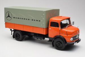 Mercedes L911 Arancione Schuco 1:18 450044700 Pressofusione — immagine 6 di 8